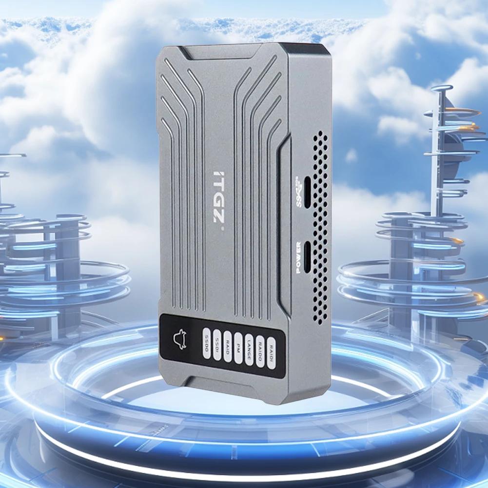 M.2 NVME SSD RAID ̽, HDD ָ Ʈ ̽, 20Gbps     ϵ ̺ Ŭ,  ƺ PC USB3.2 Gen2